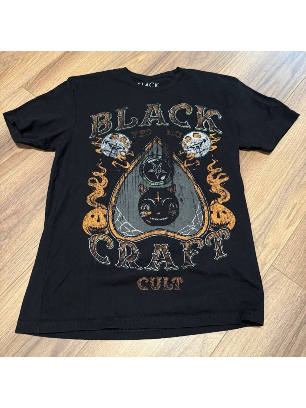 BlackCraft Cult T Shirt Black Short Sleeve Goth Short Sleeve Size III 3 Large